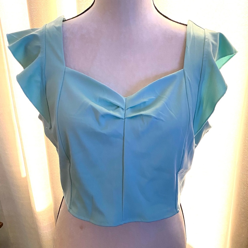 Chic Me Crop top / mint Green 🍏🍏